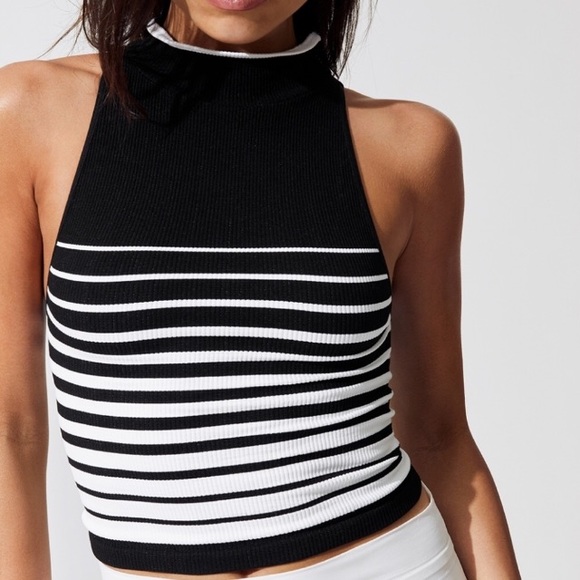 Free People Tops - 🆕FP High Neck Striped Cami Top